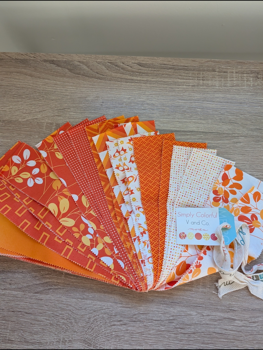 19-2.5" x WOF Strips 100% Cotton Simply Colorful by Vanessa Christenson of V &Co - Picture 4 of 7